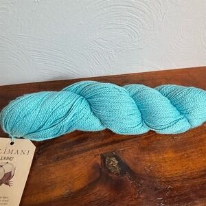 Illimani Sabri Yarn Blue Lace/Fingering 437 Yards Cotton Alpaca Blend
